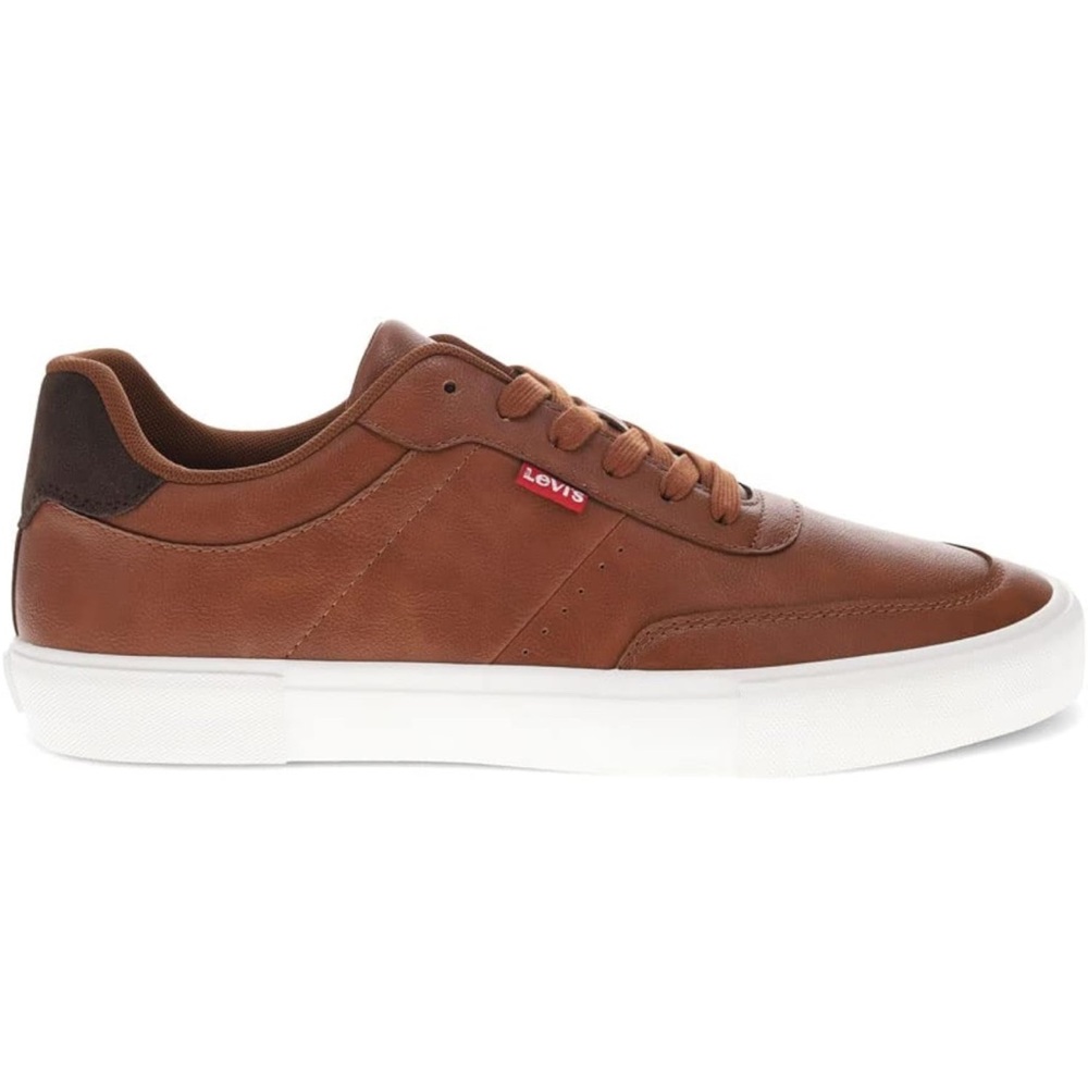 NWOB Levi's Men's Munro Retro Low-Top Sneakers Vegan‎ Leather Size 7 Never Worn - Picture 2 of 14
